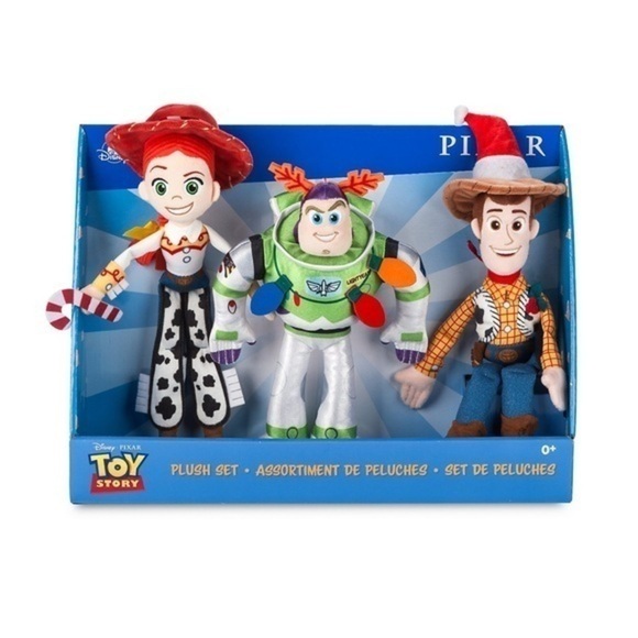 Disney’s Toy Story Holiday Plush Set - Buzz, Woody, and Jessie - NWT - Picture 1 of 5